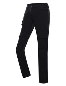 Women's outdoor pants with detachable legs ALPINE PRO NESCA black