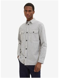 Grey Men's Striped Shirt Tom Tailor - Men
