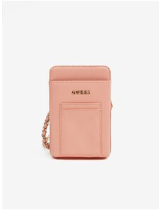 Guess Light Pink Ladies Phone Pouch Phone Case - Women