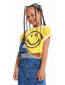 tričko Desigual Smiley Limon amorito