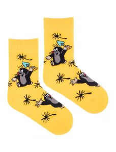 Fusakle Detské ponožky Krtek žltý
