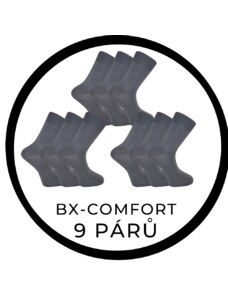 MEGAPACK 9párov - BX-COMFORT české kvalitné bambusové ponožky BAMBOX