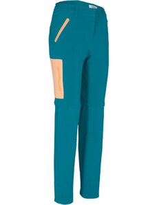 bonprix Funkčné nohavice s odnímateľnou časťou, rovný strih, softshellové, farba modrá