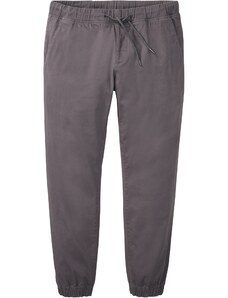 bonprix Voľné nohavice, chino, strečové, Loose Fit, rovné, farba šedá