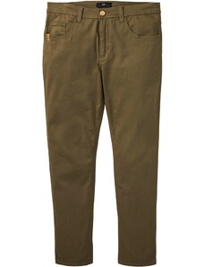 bonprix Strečové nohavice, Regular Fit, rovné, farba zelená