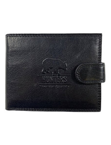 Hunters premium Hunters kožená peňaženka - čierna KHT5700L