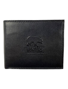 Hunters premium Hunters kožená peňaženka - čierna KHT5700