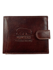 Hunters premium Hunters kožená peňaženka - hnedá KHT5600L/2