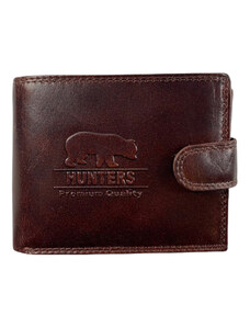 Hunters premium Hunters kožená peňaženka - hnedá KHT5700L/2