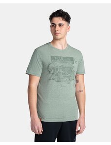 Pánske bavlnené tričko Kilpi PORTELA-M tmavo zelená