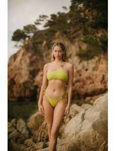 Osirisea Thong-style Bikini Bottom - Yellow Green