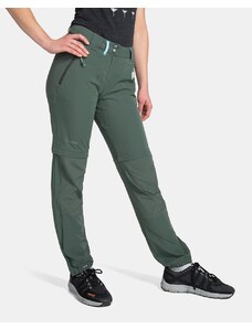 Dámske outdoorové nohavice Kilpi HOSIO-W tmavo zelená