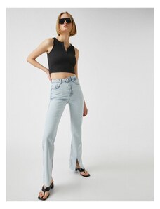 Džínsy Koton Standard Waist - Slim Flare Fit džínsy