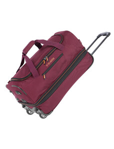 Travelite Basics Cestovná taška na kolieskach S 55cm Červená Bordeaux Rozšíriteľná