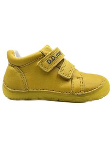 Detské kožené topánky DDSTEP S073-399DM YELLOW