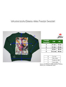 Fam Dámska mikina Freestyle Sweatshirt - Army zelená