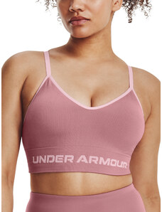 Under Armour Bra UA Seamless Low Long Rib-PNK - Women
