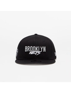 Šiltovka New Era Brooklyn Nets Script Logo 9FIFTY Snapback Cap Black