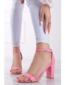 Ideal Ružové sandále na hrubom podpätku Blithe II