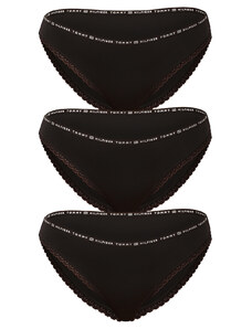 3PACK dámske nohavičky Tommy Hilfiger čierne (UW0UW02825 0R7) M