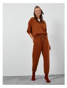 Koton Jogger pyžamové nohavičky s čipkovaným pásom