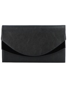 Dámska spoločenská listová kabelka čierna - Delami Kate čierna