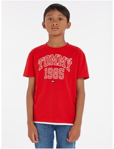 Red boys' T-shirt Tommy Hilfiger - Boys