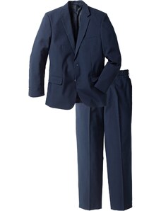 bonprix Oblek z recyklovaného polyesteru (2 dielny): sako a nohavice, farba modrá