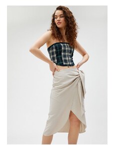 Koton Women's Normal Waist Stones Short Skirt 3sal70015ıw