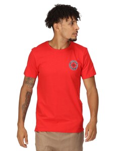 Pánske bavlnené tričko Regatta CLINE VII červená