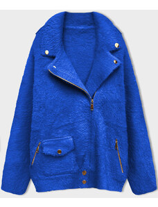 Dámsky kabát z alpaky Lexya parížska modrá