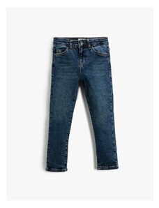 Koton Boy's Denim Trousers Straight Leg Normal Waist - Straight Jean
