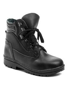 Arno Livex 410 čierna líc pánska zimná členková nadmerná obuv
