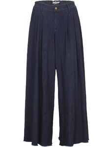 bonprix Džínosvá nohavicová sukňa, farba modrá, rozm. 48