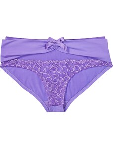 bonprix Nohavičky panty s recyklovaným polyamidom, farba fialová