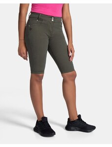 Dámske jeansové šortky Kilpi PARIVA-W tmavo zelená