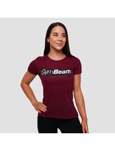 Dámske Tričko Beam Burgundy - GymBeam