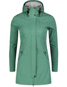 Nordblanc Zelený dámsky jarný softshellový kabát FITTED
