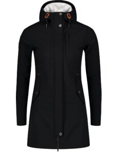Nordblanc Čierny dámsky jarný softshellový kabát FITTED