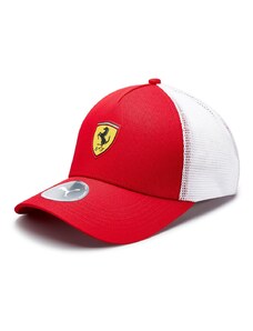 Puma Ferrari čiapka baseballová šiltovka Trucker Red F1 Team 2023