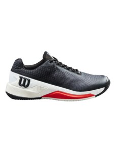 Pánska tenisová obuv Wilson Rush Pro 4.0 Clay Black/White EUR 42