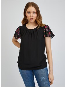 Orsay Black Womens Patterned T-Shirt - Women