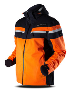 Jacket Trimm M FUSION signal orange/navy / white