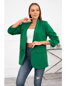 Kesi Elegant blazer with green lapels