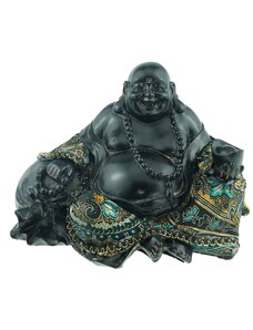 Phoenix Import Čínsky Buddha pre šťastie a prosperitu 20 x 12 x 13 cm