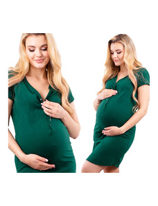 Vulpi Tehotenská nočná košeľa Mommy Lisa zelená