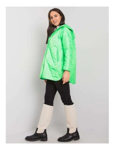 Rebaja.sk Zelená prešívaná prechodná bunda s kapucňou Selah