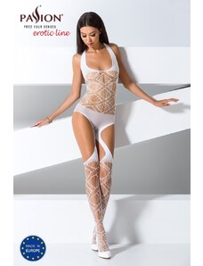 Passion Biely Bodystocking - BS060