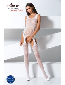 Passion Biely Bodystocking - BS061