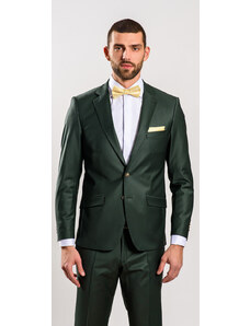 Alain Delon Zelený svadobný Slim Fit oblek